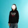 Womens Oversized Hooded Sweatshirt With Letter Print Pocket Long Sleeve Casual Streetwear