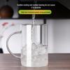 ZISIZ High Borosilicate Glass Tea Cup