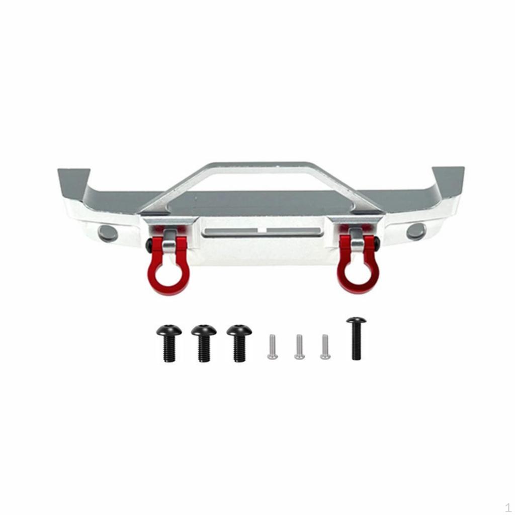 RC Bumper with Tow Rings Metal Front Reinforced Shielded