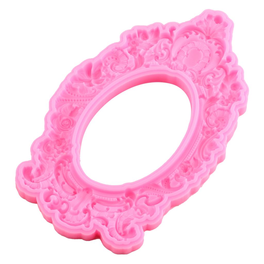 3D рамка для прокрутки в стиле барокко, силиконовые формы, сделай сам, рельефная граница для торта, инструменты для украшения торта из мастики, конфетная глина, формы для шоколадной мастики