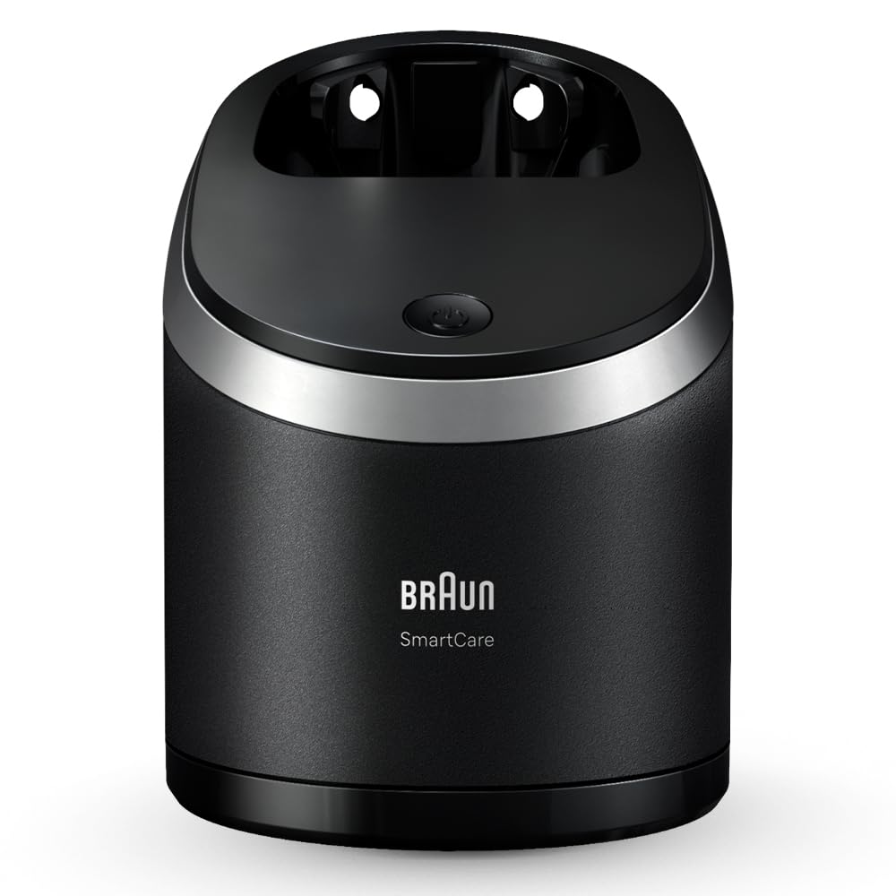 Braun Electric Shaver Series Electric Razor 6in1 Alcohol Cleaning System with 1 Cleaning Liquid Cartridge 8/9 Men's 9585-SCC (Clean & Charge)