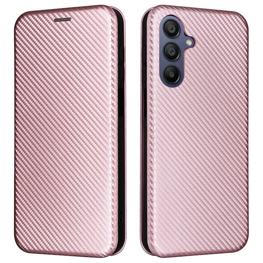For Samsung Galaxy A17 5G/A17 4G/A26 5G Case Carbon Fiber Texture Drop-Proof PU Leather Phone Cover