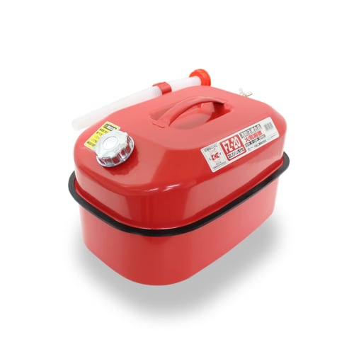 Meltec FZ-20 Gasoline Can 20L Fire Service Law Compliant KHK Galvanized Steel Sheet Steel Thickness: 0.8mm Stacking Type