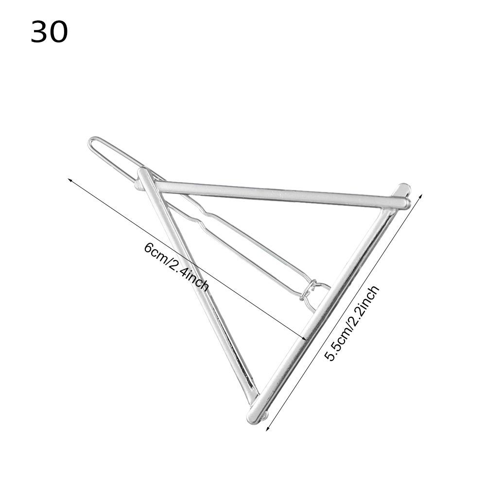 Hair Styling Barrettes Metal Hairclips Star Heart Hair Pins Knot Hair Clip Geometric Hairpins