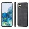 For Samsung Galaxy A06 4G Case Carbon Fiber Texture PU+PC+TPU Phone Cover