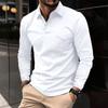 Spring and Autumn New Men's Long-sleeved Polo Shirt Casual Lapel Sports Polo Shirt