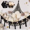 Huge Plush Hammock - Cute Stuffed Animal Storage Net, Nursery & Bedroom Wall Decor