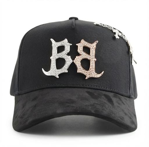 Top Quality Designer Suede Baseball Caps Wide Brim Rhinestone Hat DARK NEBULA Barbas Hats El Barbas Gorras Barbas Hats
