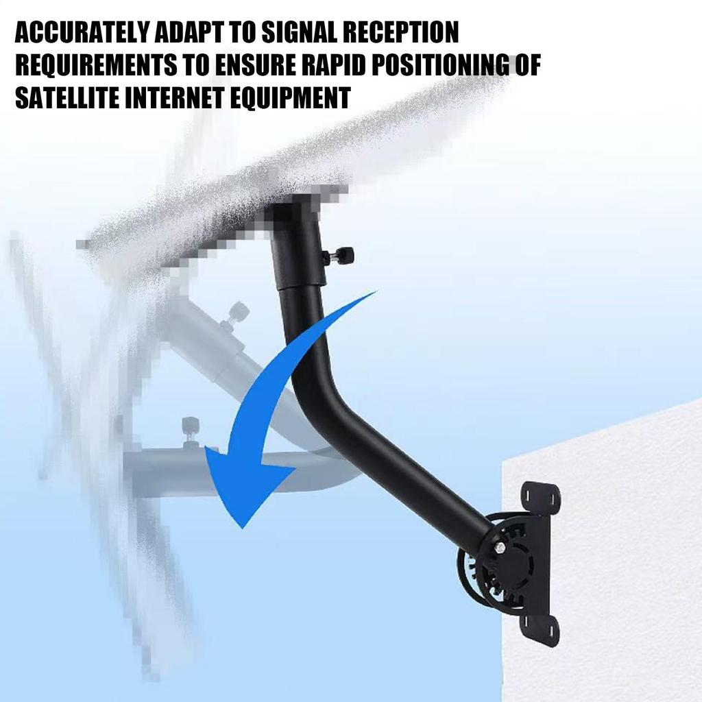 Для Starlink Gen 3 Кронштейн для крепления на столб Точный металлический компактный монтажный Кронштейн для крепления антенны Для RV Кемпинга Путешествий на открытом воздухе Дома