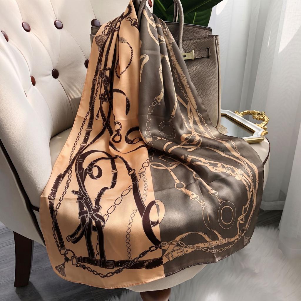 1116 spring and summer new mulberry silk scarf women's silk beach sunscreen silk scarf temperament versatile scarf shawl collection