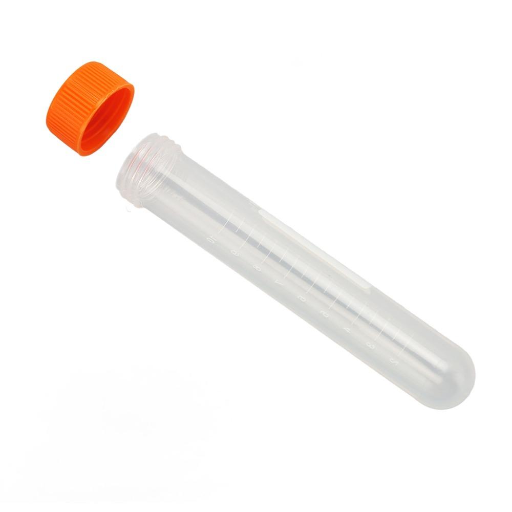 100pcs 10ml 10ml Volume 10ml Centrifuge Tube Screw Lid Screw Cap Tubes Sample Preservation
