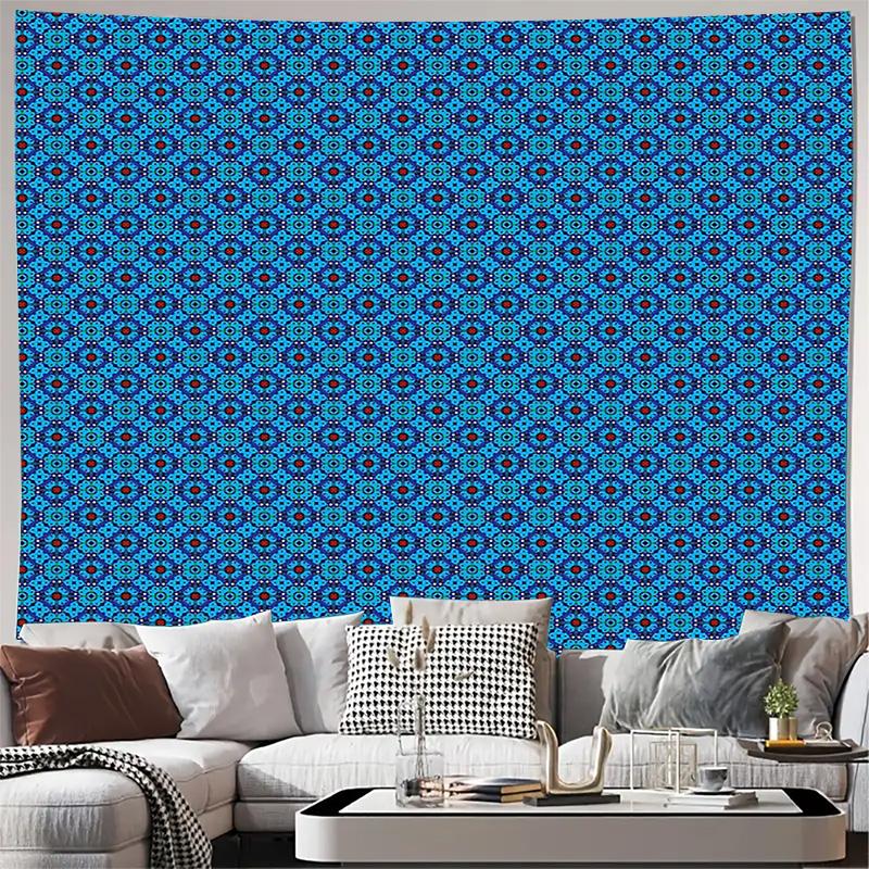 Bohemian Tapestry Wall Hanging Mandala Pattern Decor Psychedelic Home Decor Festival Room Divider Aesthetic Bedroom Art Indian H