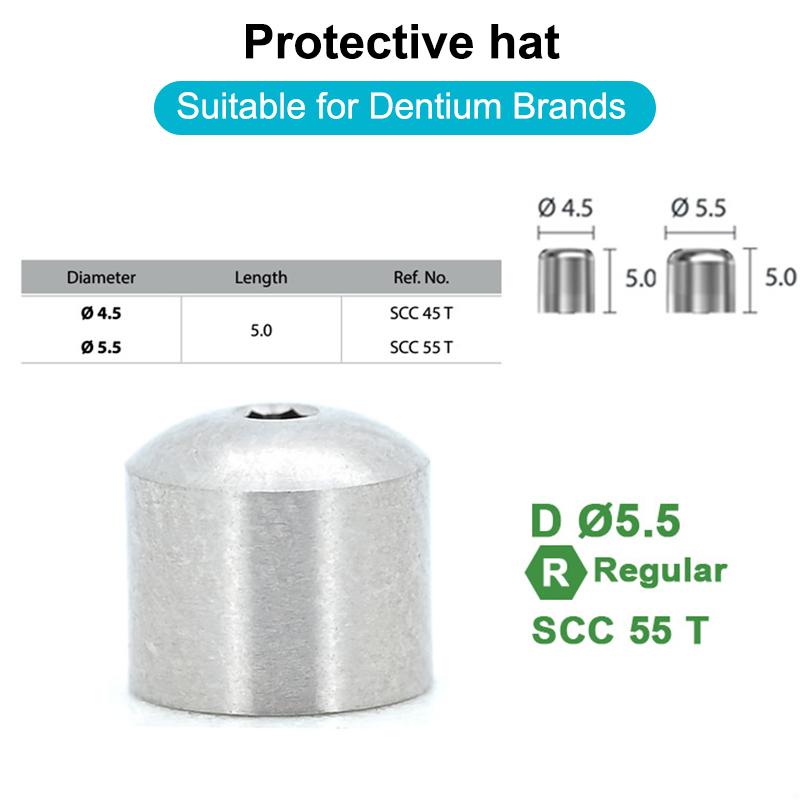 Стоматологическая серия немедленного восстановления Трансферный стержень Защитный колпачок Прямоугольное титановое основание Аксессуары для дентальных имплантатов