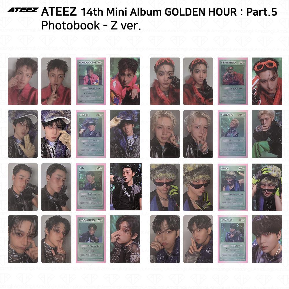 ATEEZ 14-й мини-альбом Golden Hour Часть 5 Фотобук версия. Фотокарточка Z ВЕРСИЯ