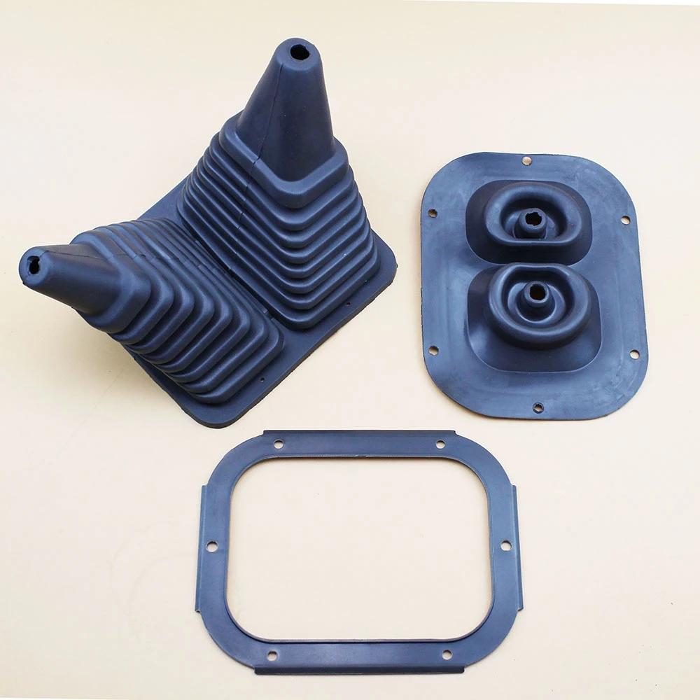 Car Styling 3PCS Gear Shift Lever Knob Inner Outer Dust Cover frame fit for Mitsubishi Pajero Montero Shogun MK2 V31 V32 V33