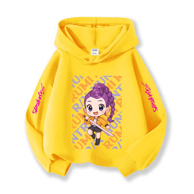 K-pop Хэллоуин Детская толстовка с капюшоном Рождественская повседневная одежда Корейский стиль Уютный топ для детей Девочек Мальчиков Праздничный подарок