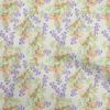 Cotton Flex Cream Fabric Floral  Sewing Material Print Fabric By The Yard 40 Inch
