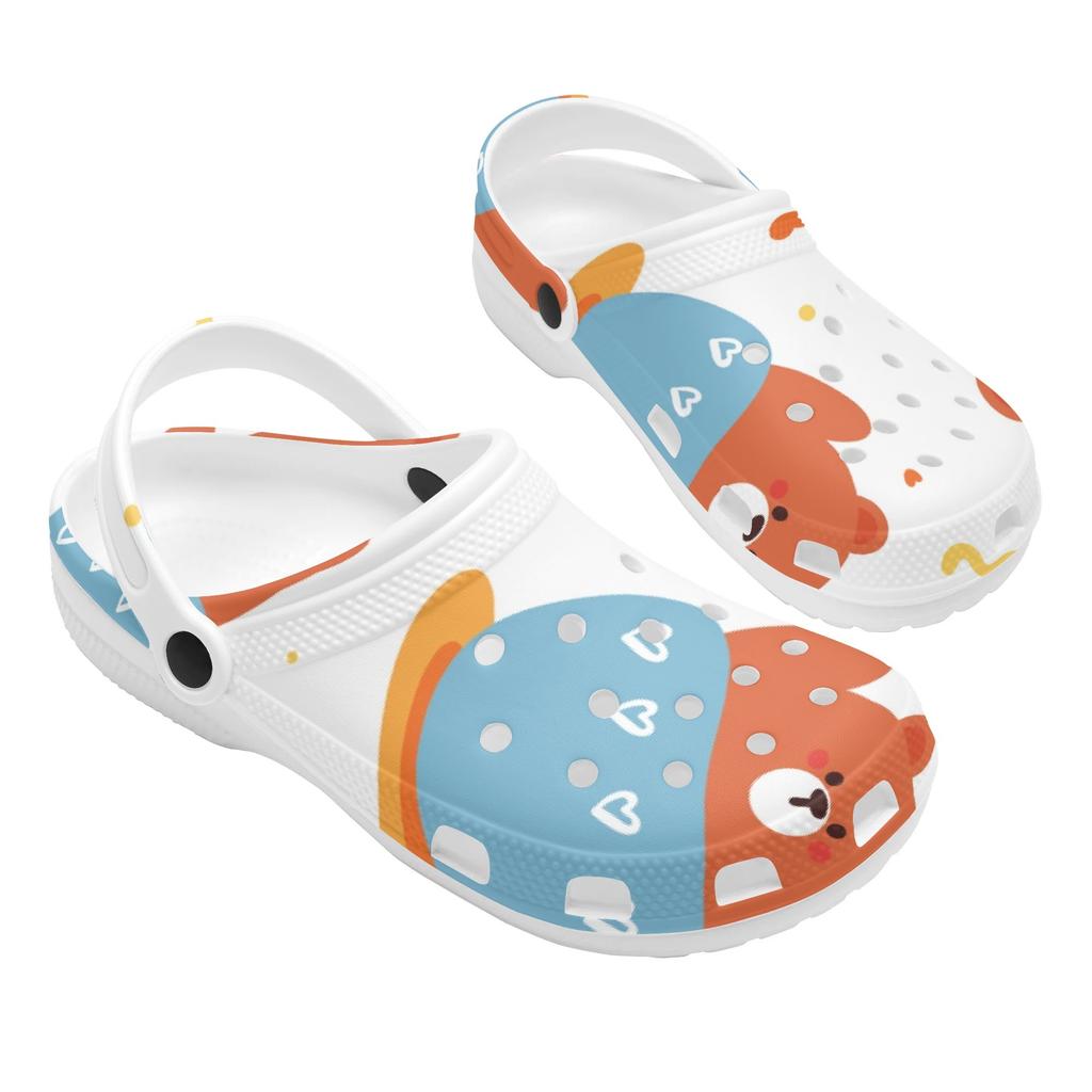 Cute Pattern EVA Clogs for Women Men Breathable Lightweight Slip On Casual Shoes Soft Sole Summer Sandals Casual Walking