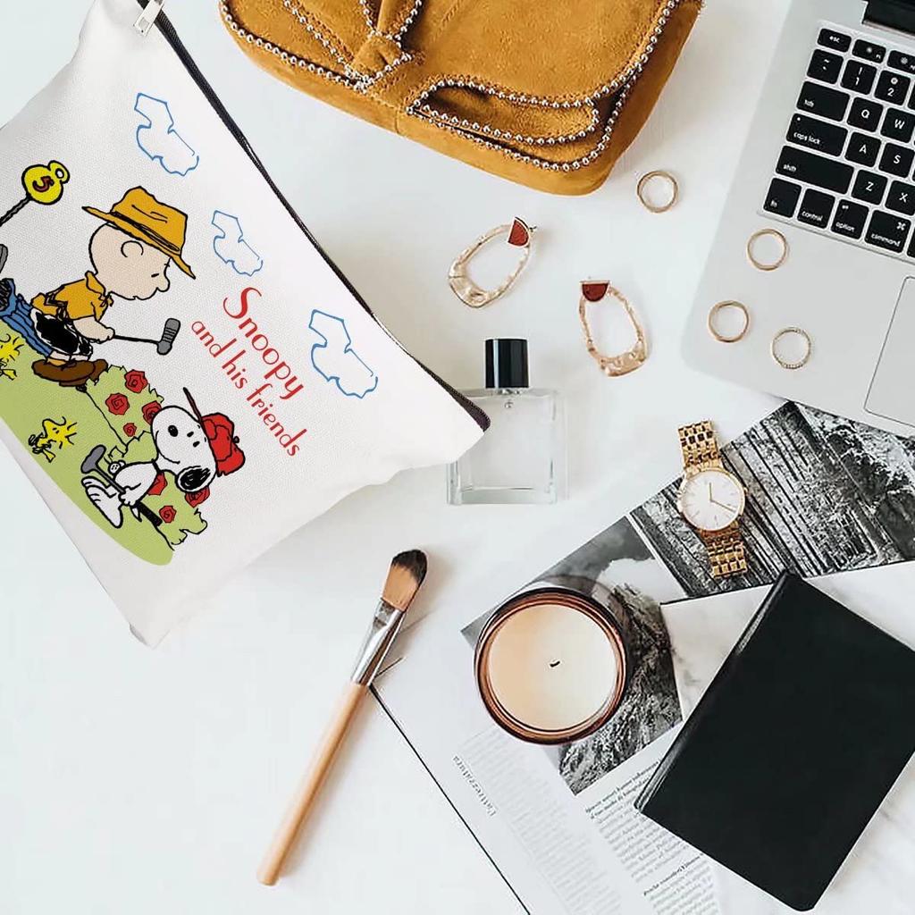 Косметичка Snoopy мини большая дорожная косметичка для бизнеса женская, косметичка, косметичка, функциональная, вместительная, легкая, для поездок,