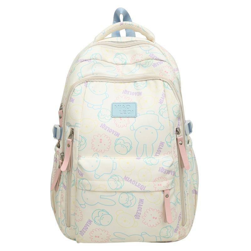 Школьная сумка женская мультяшный принт дорожный рюкзак большой емкости рюкзак для студентов