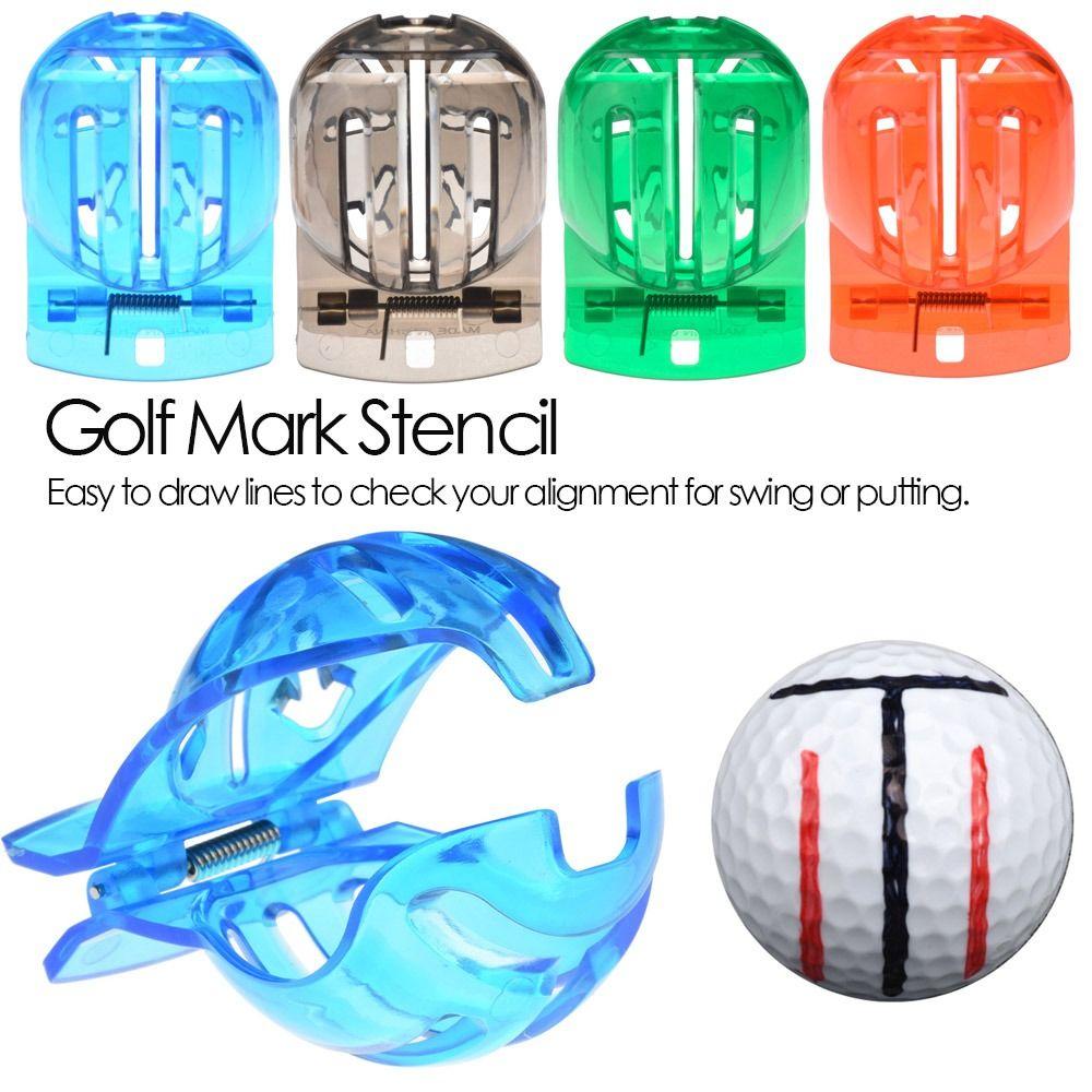 Golf Tool Line Drawing Marker Line Marker Golf Ball Marker Golf Mark Stencil Alignment Tool