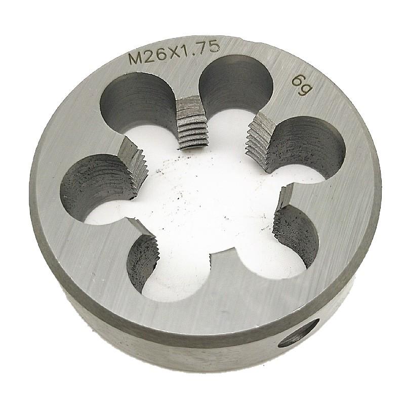 Круглая плашкодержатель M24-M26 x 0.5-3 мм, Прямое/Обратное, Правая/Левая резьба