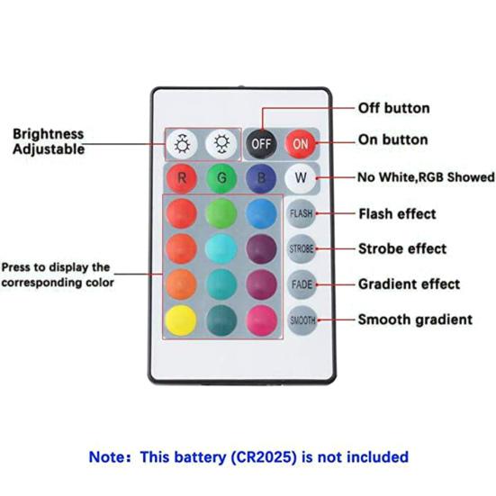 Strip Light LED Vibrant Colors RGB Improve Ambience Flexible Ribbon Adapter Strip Light