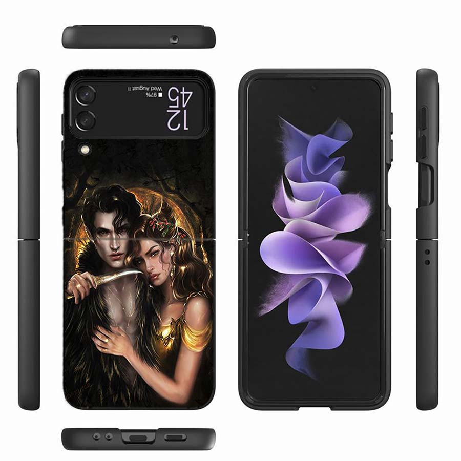 Чехол для телефона Sarah J Maas «Королевство шипов и роз» для Samsung Z Flip 6 7 5G Z Flip 5 Galaxy Z Flip 3 4 5G ZFlip Ударопрочный Жесткий C