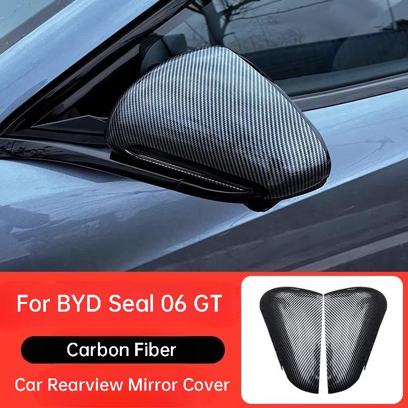 For BYD Seal 06 GT Car Rearview Mirror Cover Rain Shield Frame Rain Eyebrow Protector Sticker Exterior Modification Accessories
