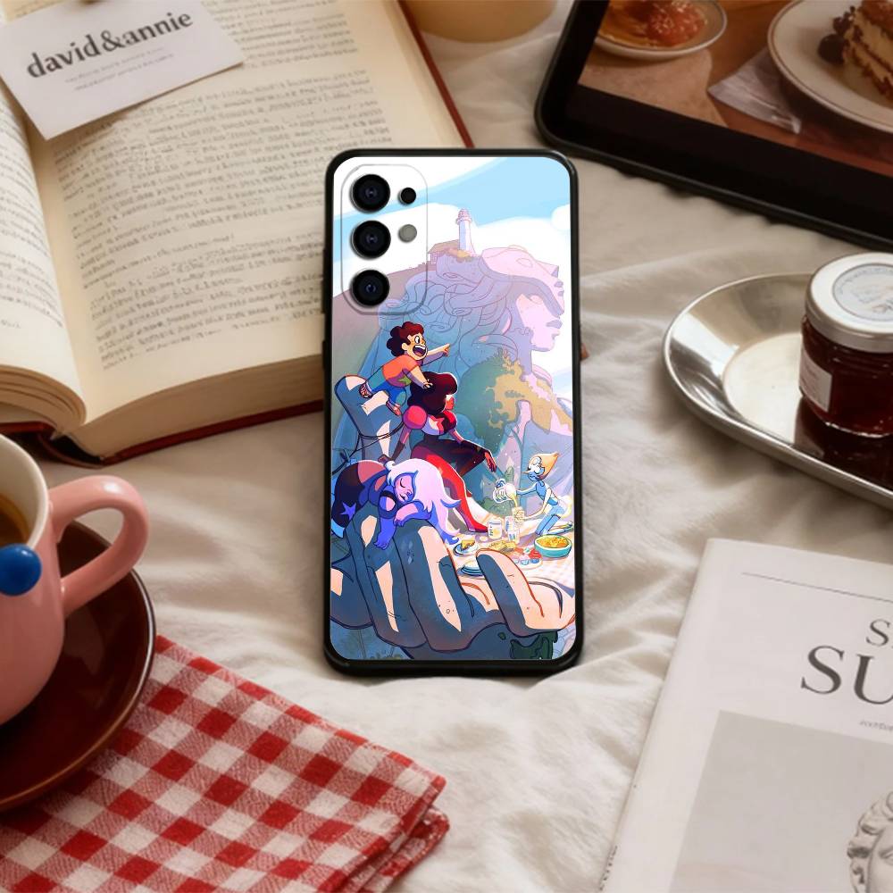 LGBTQ S-Steven U-Universe Phone Case For Samsung S 25,24,23,22,30,21,10,9,Ultra,Plus,Lite,FE,4,5 G Soft Black Case