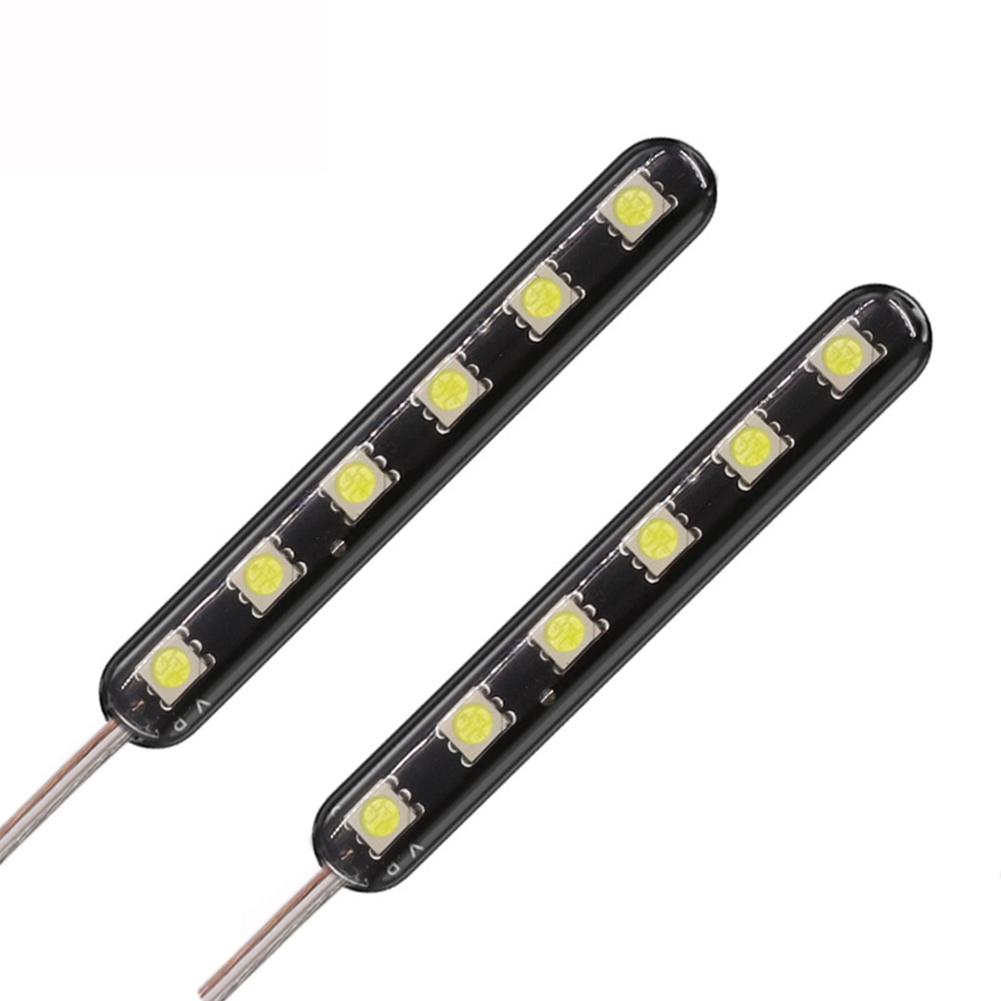 Комплект светодиодных полосок для задних фонарей, стробоскопов, для мотоцикла, грузовика, квадроцикла, боковых и задних фонарей 2 шт., ABS+LED, удобная и простая установка