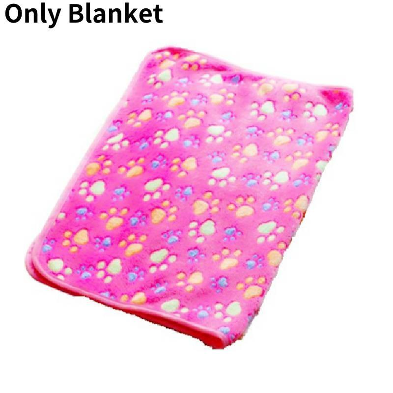 Print Paw Pet Soft Blanket Dog Cat Beds Coral Fleece Mat Warm Pets Products