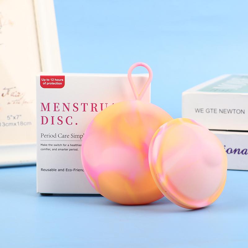 Силиконовая менструальная чаша Менструальный диск Женская гигиена Женское здоровье Период Менструальный коллектор Экстра-тонкий Стерилизующий