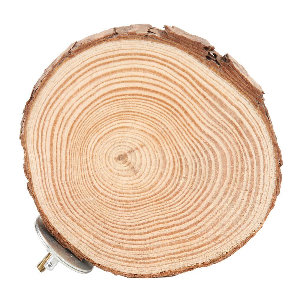 Птицы Круглая платформа для жердочек Натуральная деревянная подставка для клетки Птицы Попугаи Кусающиеся Стоя8-10