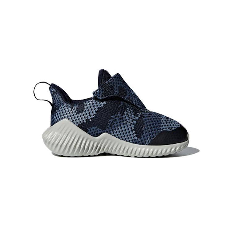 adidas Fortarun Нескользящие Амортизирующие Устойчивые к истиранию Низкие Беговые Кроссовки Черно-Белые Для Младенцев и Малышей B96363