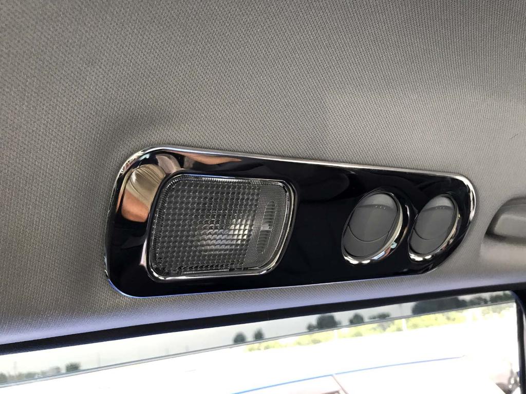 BRIGHTZ Finish Stainless Steel Plated Rear Air Conditioning Rings for Honda Elysion Prestige RR Compatible with and RR6 and Ultra-High (4-Piece Set)