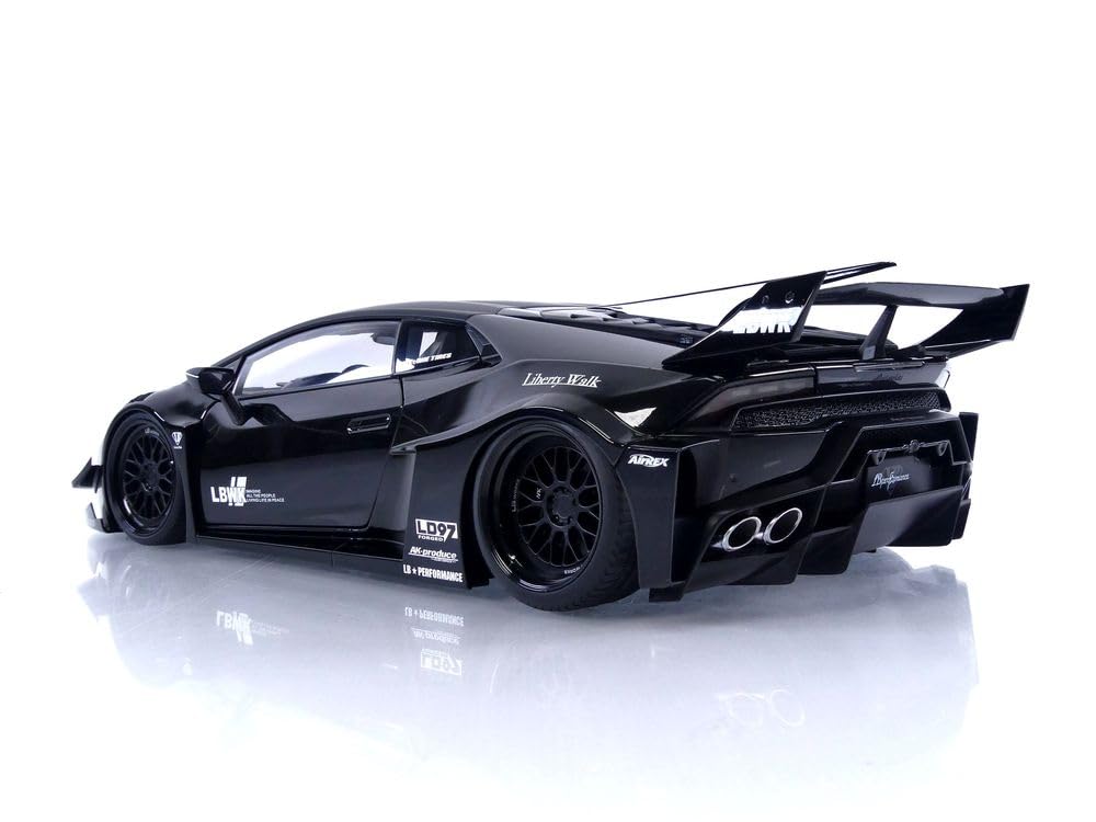 AUTOart Liberty Walk Works Lamborghini Huracan GT Black Finished Product 1/18 LB-Silhouette