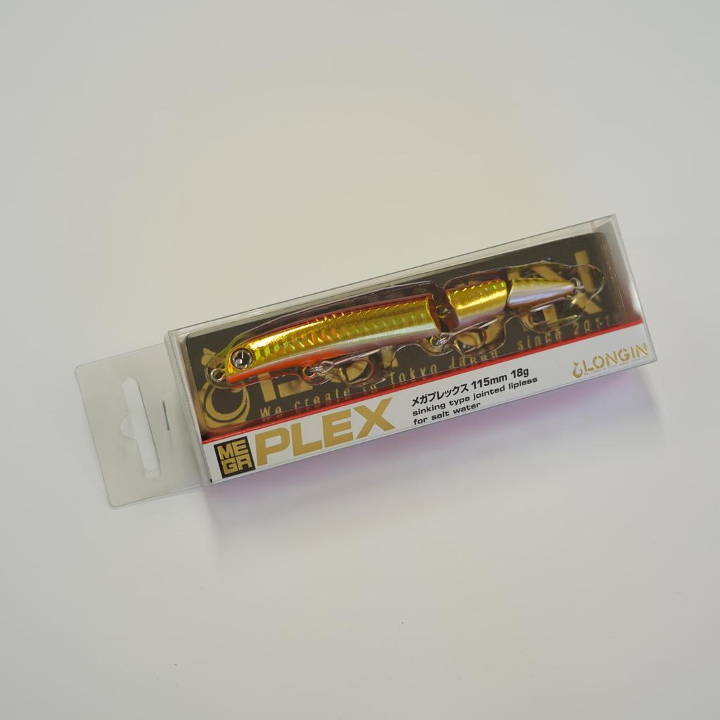 LONGIN MEGA PLEX 18г 115мм S104T Золотой Красный Головка Chart OB (Вертикальный полый)