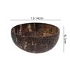 12-15CM Polished Coconut Shell Bowls Serving Dishes Fruit Salad Wooden Reusable Utensils Natural Coconut Bowl Breakfast Party