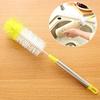 Stainless Steel Bottle Brush Flexible Bendable Tube Cup Nylon Cleaning Hair Brushes