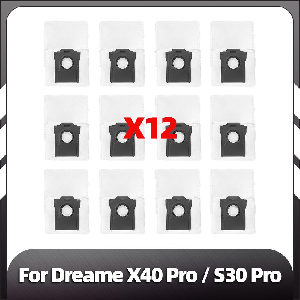 Совместимость с Dreame X40 Ultra / X40 Pro / S30 Pro Ultra Робот-пылесос Детали Основная боковая щетка HEPA-фильтр Насадки для швабры Детали пылесборника