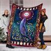 1pc Whale MoonOutdoor Blanket, Soft And Comfortable Blanket, Casual Warm Outdoor Blanket, Good Birthday Gift yy260328074