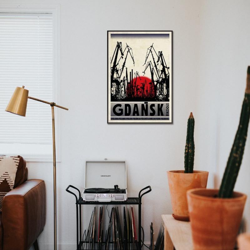 Абстракция Польша Река Люблин Вроцлав Лось Город Сельская местность Пейзаж Искусство Постеры Холст Живопись Настенные принты Картина Домашний декор