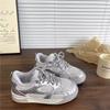 Оригинальный дизайнерский нишевый толстоподошвенный белый кроссовок женский 2025 весенний новый универсальный шикарный сетчатый кроссовок на платформе немецкие тренировочные кроссовки