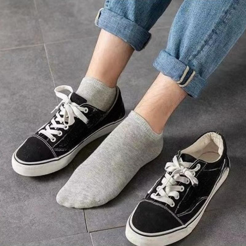 5 пар женских носков до щиколотки белого и черного цвета, женские носки, дышащие спортивные носки, однотонные носки-лодочки, удобные полиэстеровые носки