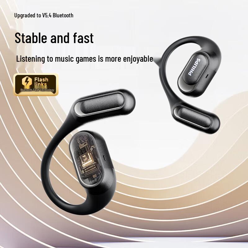 Philips Open-Ear True Wireless Bluetooth Sport Earbuds