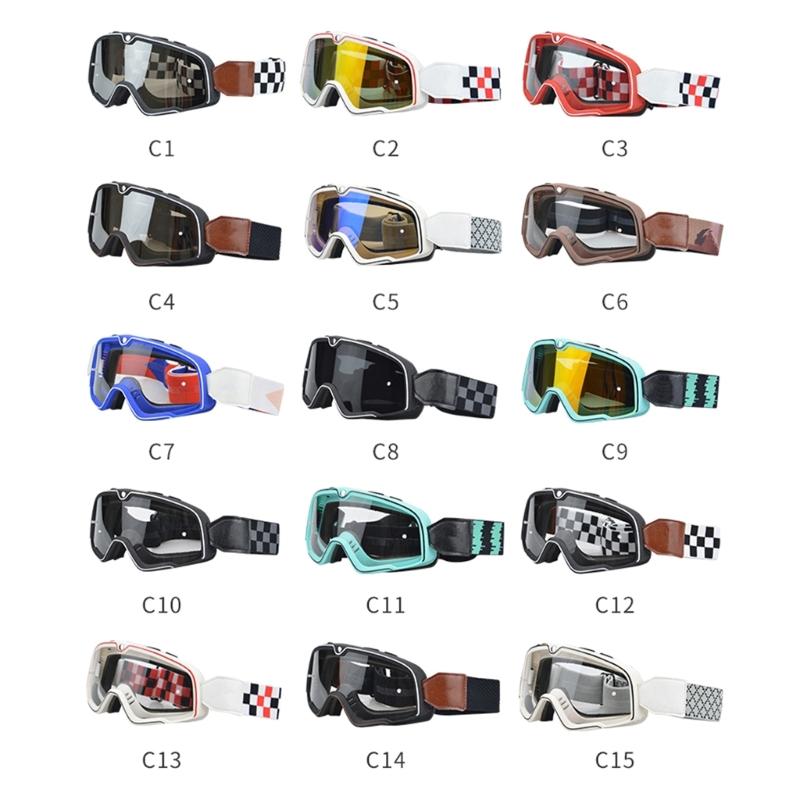 Мотоциклетные очки для взрослых мотоциклистов, очки для мужчин и женщин, солнцезащитные очки для мотоциклистов, винтажные очки для активного отдыха