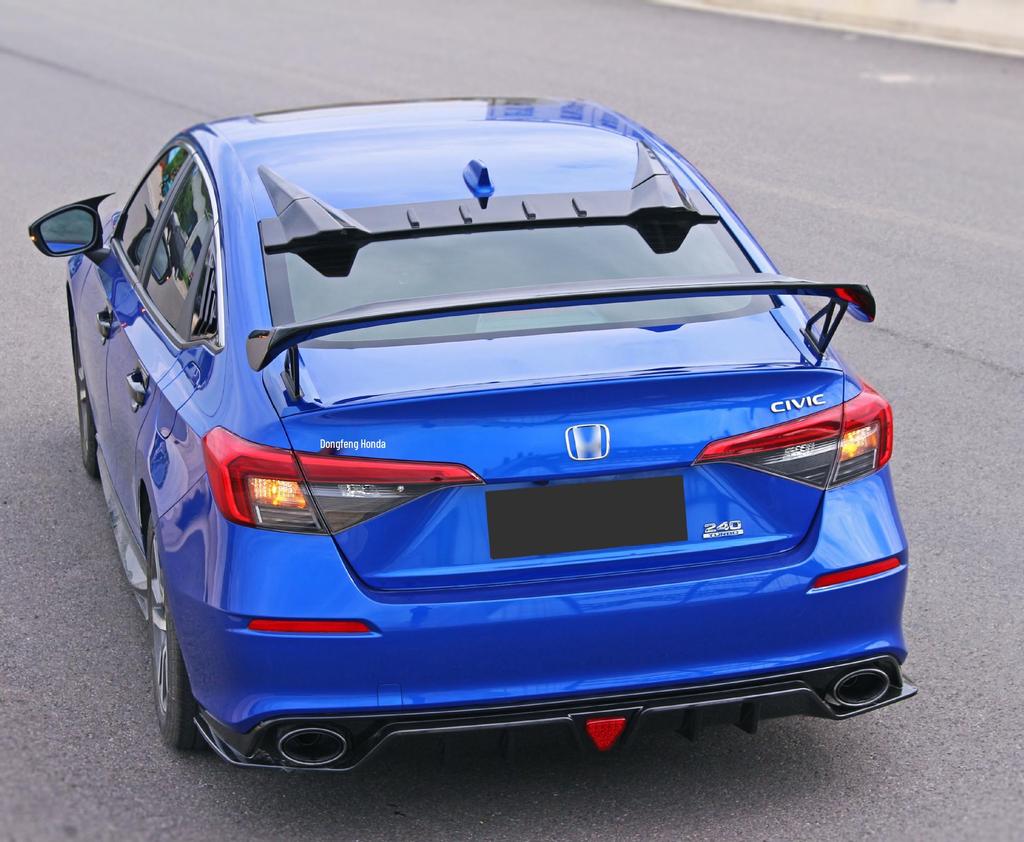 22- Civic Hatchback TR Одиннадцатого поколения, задний спойлер с креплениями – Неразрушающий верхний спойлер, дефлектор