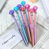 1/4/8 PCS Creative Diamond Ball Pen 0.5mm Blue Ball Pen