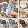 Seat Cushion with Removable Washable Cover Thick High-Resilience Filling Integrated Design Ergonomic Chair Cushion